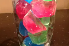 Bunte Eiswürfel
