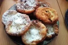 Ausgezogene Krapfen
