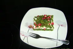 Mooskuchen - Kuchen mit Blattspinat