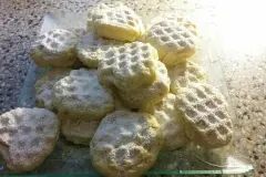 Kekse aus dem Waffeleisen