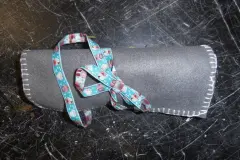 Stift- oder Pinselrolle aus Filz oder Fleece