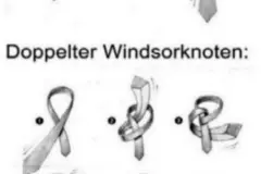 Krawatte binden: Anleitung mit Bild