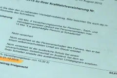 Keine böse Überraschung mehr, wenn die Versicherung fällig wird