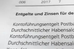 Lohnsteuerjahresausgleich - Kontoführungsgebühren