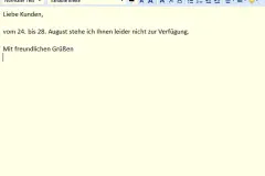 E-Mail-Abwesenheitsassistenten mit Bedacht einrichten