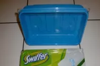 Leere Swiffer Boxen für Reinigungstücher weiterbenutzen