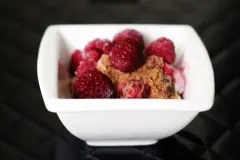 Himbeer-Cookie-Dessert