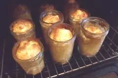 Apfelkuchen im Glas backen