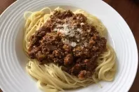 Spaghetti Bolognese ohne Tomatensoße