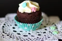 Schoko-Muffins mit Quark-Topping