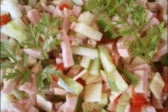 Sommerlicher Wurstsalat