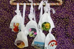 Viermal einen 6-Tage-Adventskalender machen