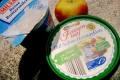 Ein sehr schnelles Gericht - Sahnehering mit Pellkartoffeln