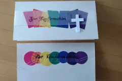 Konfirmationskarten auf textile Art entwerfen