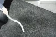 Langflor-Teppich gründlich saugen