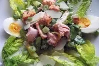 Spargelsalat mit Stremellachs-Topping