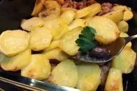 Hähnchen-Kartoffel-Auflauf mit Pilzen
