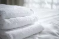 Weiße und weiche Wäsche