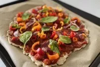 Die schnellste Pizza der Welt: Haferflocken-Pizza