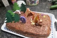 Lagerfeuer-Torte zum Geburtstag
