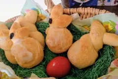 Osterh&auml;schen aus Quark-&Ouml;l-Teig