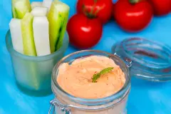 Schneller Tomatendip