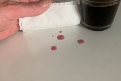 Fleck weg mit dem kleinen Wisch