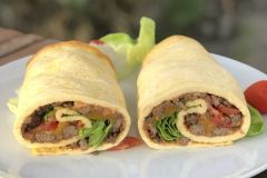 Low Carb Big Mac Rolle