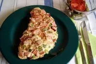 Leberkäs-Omelett