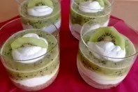 Kiwi-Schichtdessert