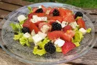 Fruchtiger Salat aus Resten