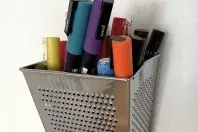 Stiftehalter aus alter Reibe - DIY Upcycling