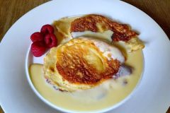 Apfelk&uuml;chlein mit Vanilleso&szlig;e