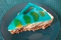 No-Bake Cheesecake mit Quark (Blue Paradise)