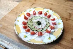 Rohkostteller mit Bärlauchpesto