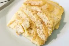 Apfelpfannkuchen aus dem Backofen