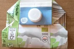 Tetrapak platzsparend entsorgen