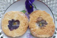 Frühlingsplätzchen mit Blüten