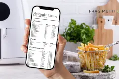 Heißluftfritteuse Garzeiten-Tabelle inkl. PDF