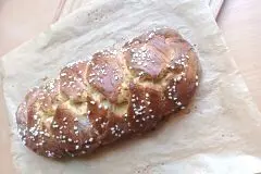 Fluffiger Hefezopf mit Trockenhefe