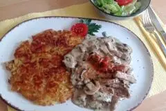 Zürcher Geschnetzeltes mit Berner Rösti