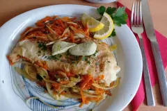 Steinbeißer-Filet zubereiten