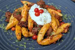 Türkische Manti auf Schwäbische Art