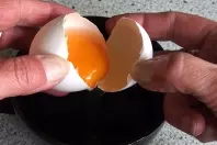 Eier trennen ohne Unfall