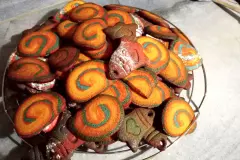 Regenbogen-Plätzchen