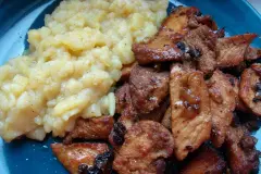 BBQ Steaks im Gyros Style mit Kartoffelsalat