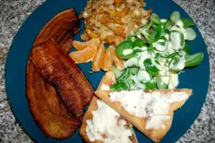 Schweinebauch mit Fenchelgemüse