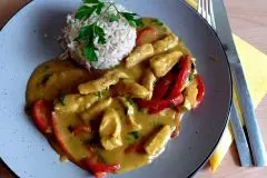 Puten-Curry aus der Pfanne