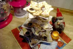 Butterplätzchen mit Glasur