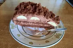 Maulwurfkuchen mit Bananen